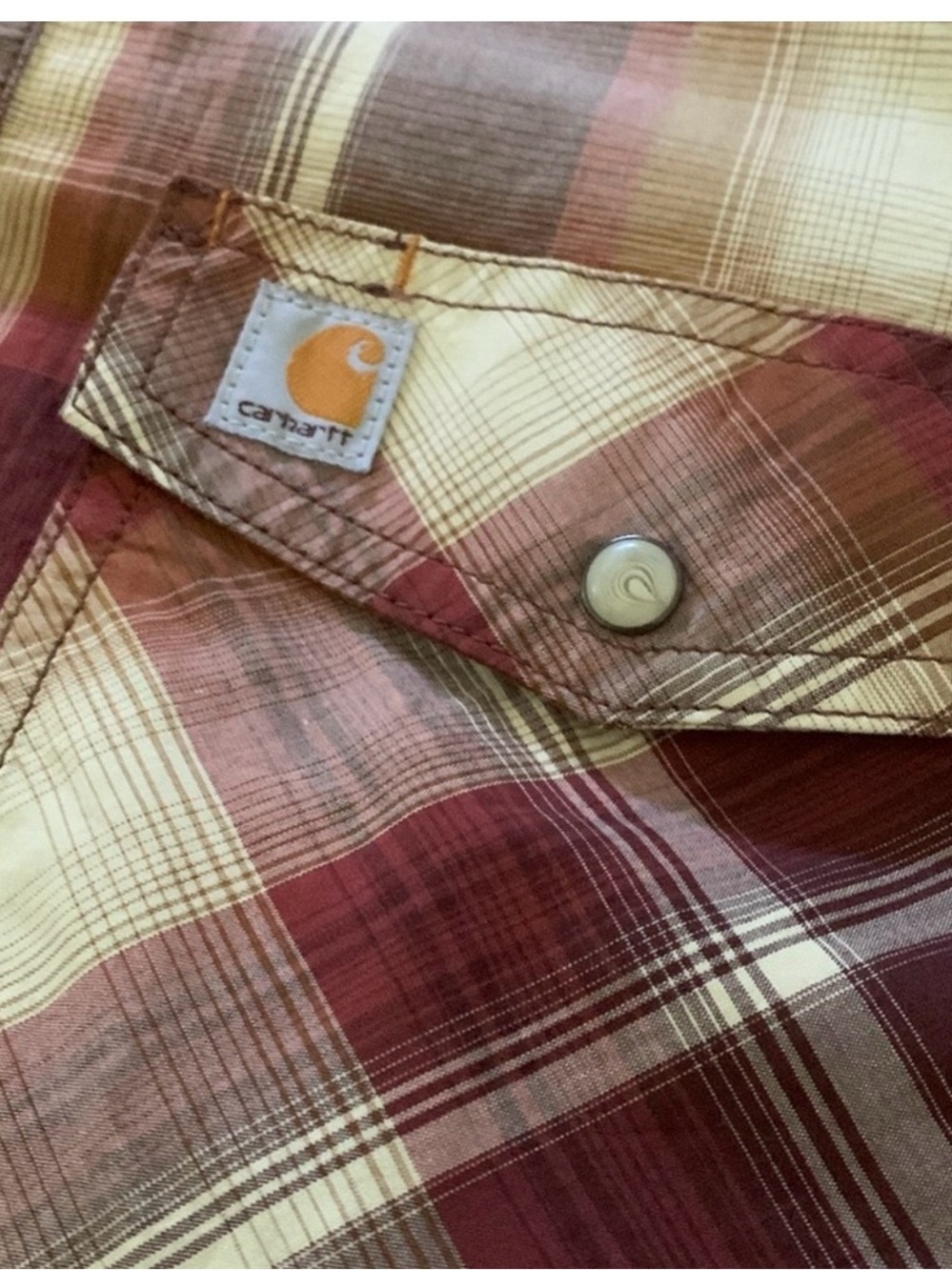 Carhartt Rugged Flex Relaxed Fit
Long- Sleeves Snap-Front Plaid Shirt - Picture 5 of 8